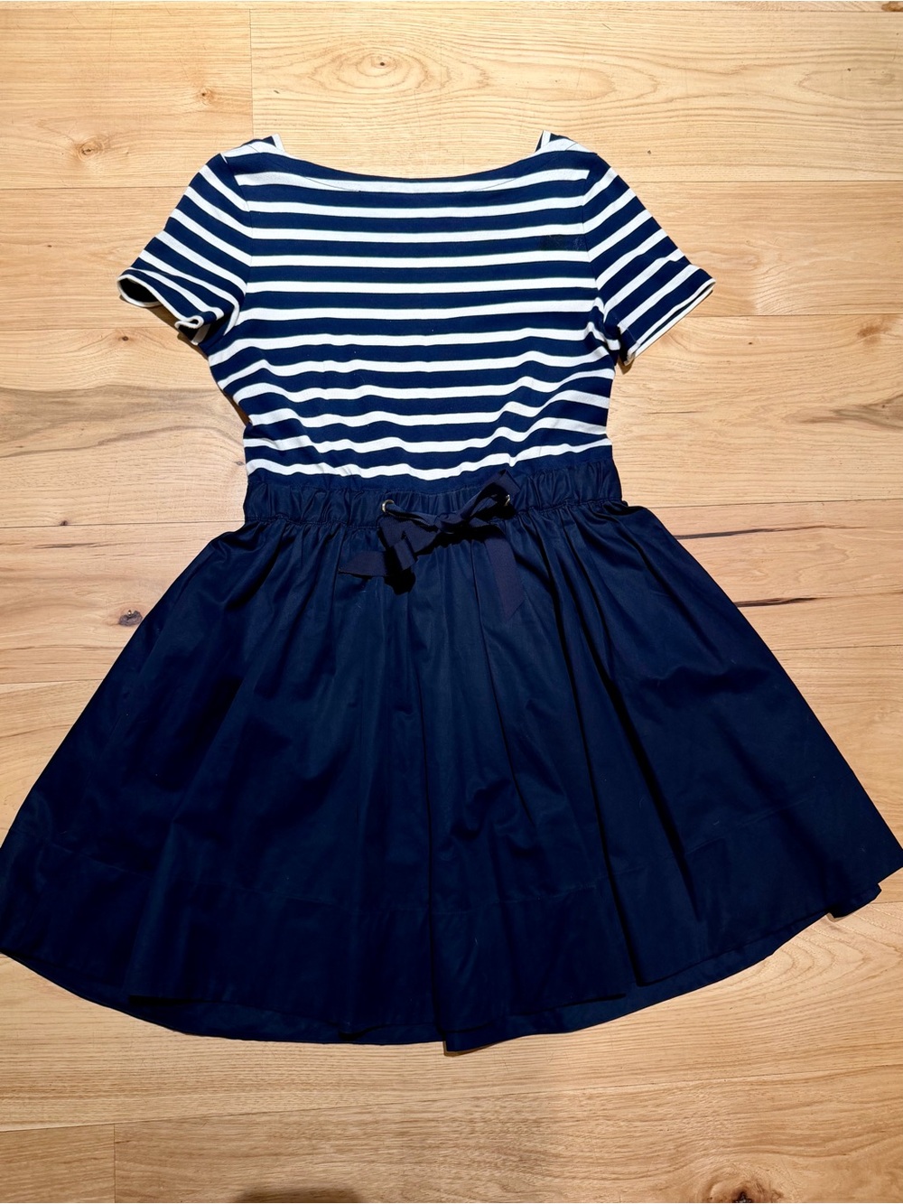 kate spade Navy Stripe Fit-and-Flare Dress